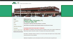 Desktop Screenshot of mohawkvalleyortho.com